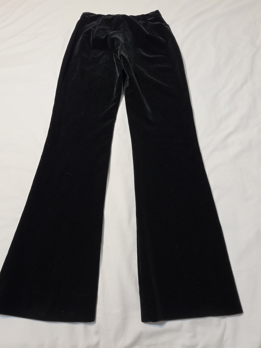 Bebe Vintage Y2K Black Velvet Flare Pants